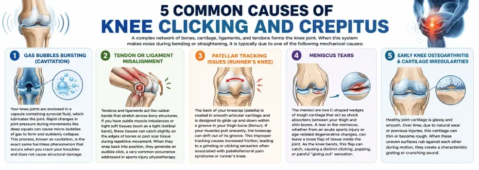 Knee Clicking and Crepitus