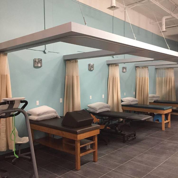 Athletic & Sports Therapy Clinic, Bridgwater Physiotherapy Clinic Interior Physiotherapy Room